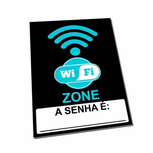 placa de sinalização
